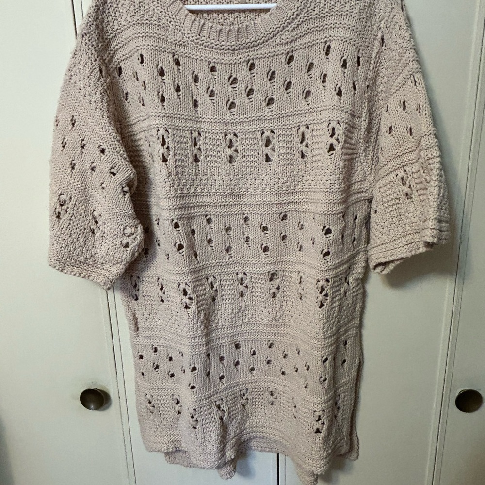 POL Women's Cream Knit Sweater NWOT